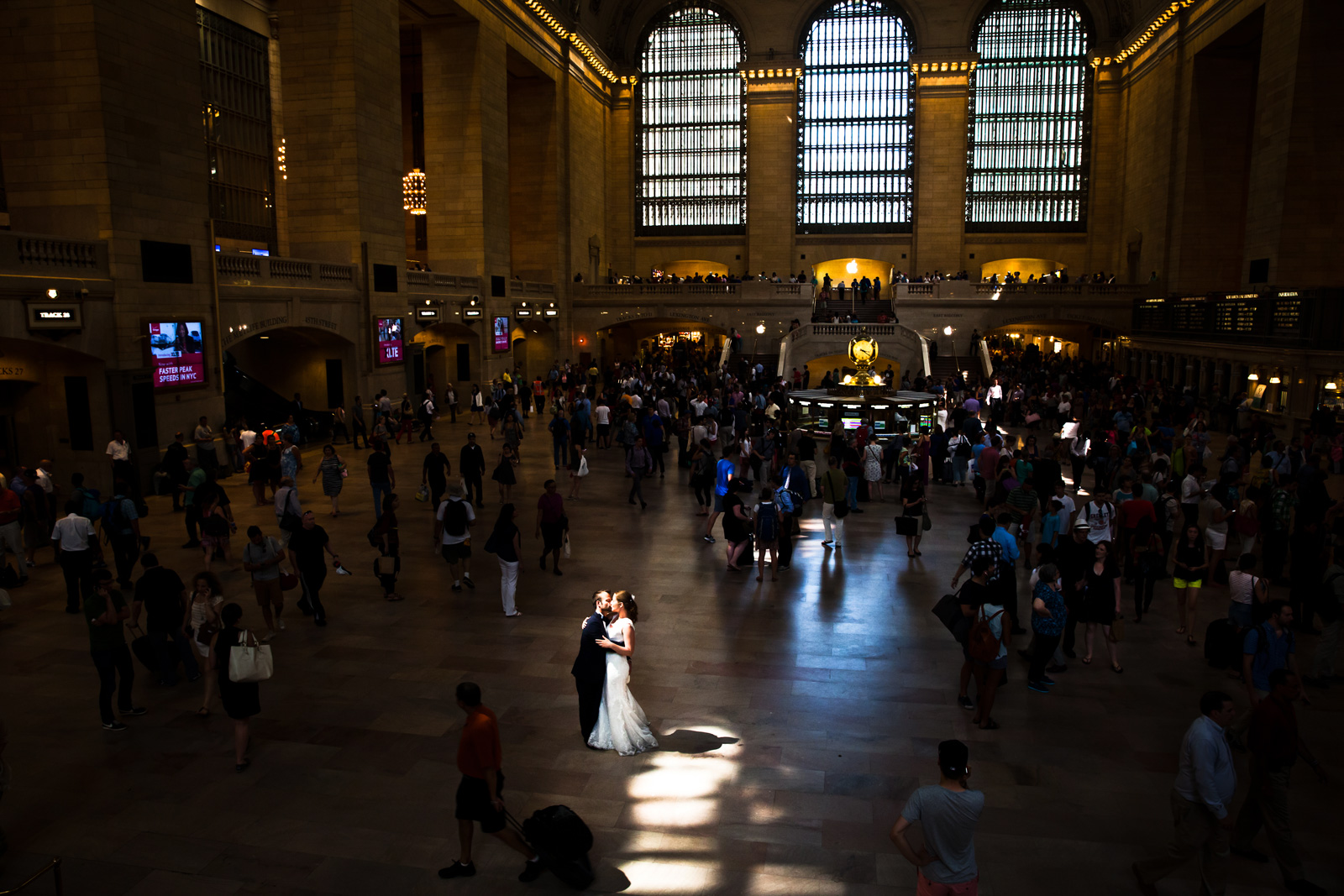 Brautpaar Grand Central Station 